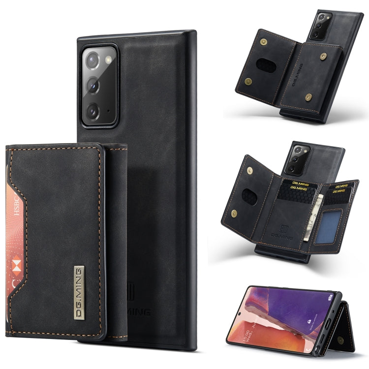 DG.MING M2 Series 3-Fold Multi Card Bag + Cover posteriore magnetica Custodia antiurto con funzione portafoglio e supporto, For Samsung Galaxy A02s, For Samsung Galaxy A32 5G, For Samsung Galaxy A42 5G, For Samsung Galaxy A52 5G / 4G                   ...