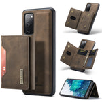 DG.MING M2 Series 3-Fold Multi Card Bag + Cover posteriore magnetica Custodia antiurto con funzione portafoglio e supporto, For Samsung Galaxy A02s, For Samsung Galaxy A32 5G, For Samsung Galaxy A42 5G, For Samsung Galaxy A52 5G / 4G                   ...