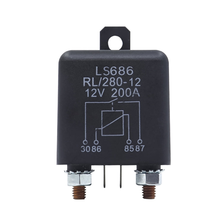 Relè di avvio modificato RV da 200 A, 12V 1.8W Continuous Type, 12V 4.8W Start Type, 24V 1.8W Continuous Type, 24V 4.8W Start Type