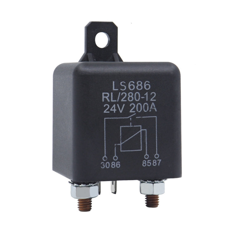 Relè di avvio modificato RV da 200 A, 12V 1.8W Continuous Type, 12V 4.8W Start Type, 24V 1.8W Continuous Type, 24V 4.8W Start Type