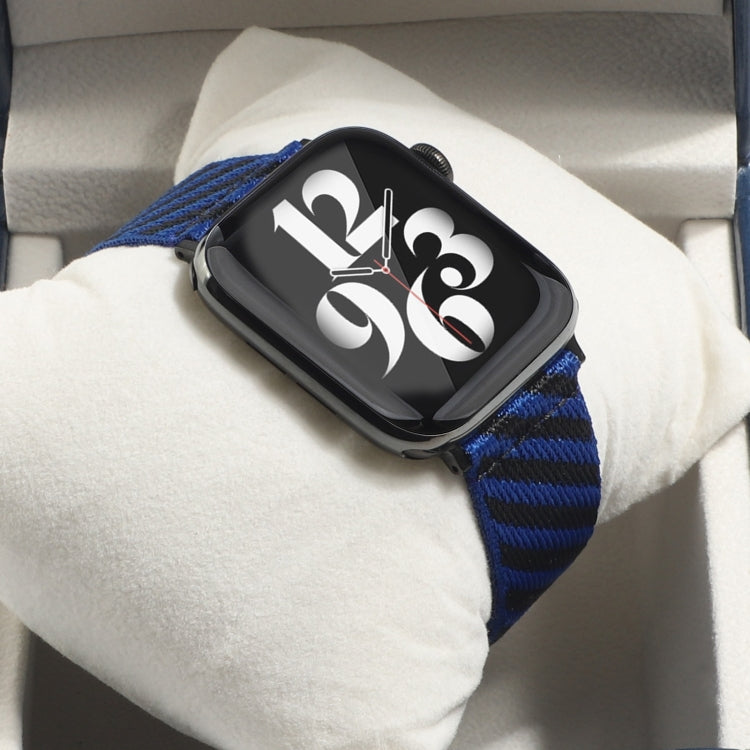 Cinturino di ricambio in nylon con cinturino singolo per Apple Watch Series, 7 41mm / 6 & SE & 5 & 4 40mm / 3 & 2 & 1 38mm, 7 45mm / 6 & SE & 5 & 4 44mm / 3 & 2 & 1 42mm