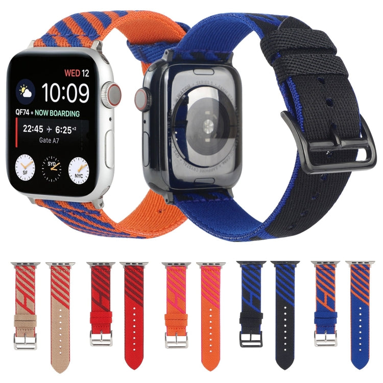Cinturino di ricambio in nylon con cinturino singolo per Apple Watch Series, 7 41mm / 6 & SE & 5 & 4 40mm / 3 & 2 & 1 38mm, 7 45mm / 6 & SE & 5 & 4 44mm / 3 & 2 & 1 42mm
