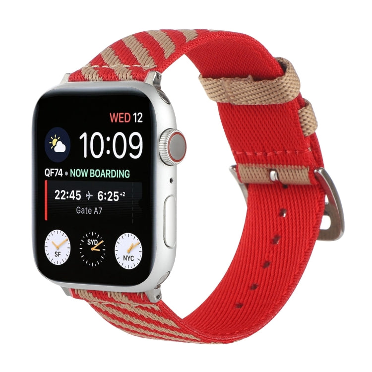 Cinturino di ricambio in nylon con cinturino singolo per Apple Watch Series, 7 41mm / 6 & SE & 5 & 4 40mm / 3 & 2 & 1 38mm, 7 45mm / 6 & SE & 5 & 4 44mm / 3 & 2 & 1 42mm
