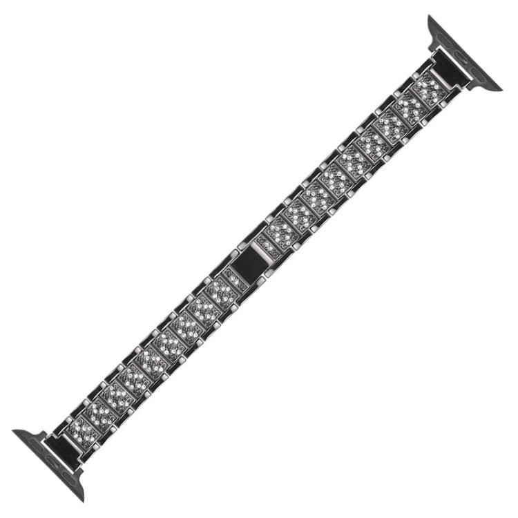 Cinturino di ricambio per cinturino di ricambio in lega di alluminio con tre perline da 14 mm per Apple Watch Series, 7 41mm / 6 & SE & 5 & 4 40mm / 3 & 2 & 1 38mm, 7 45mm / 6 & SE & 5 & 4 44mm / 3 & 2 & 1 42mm