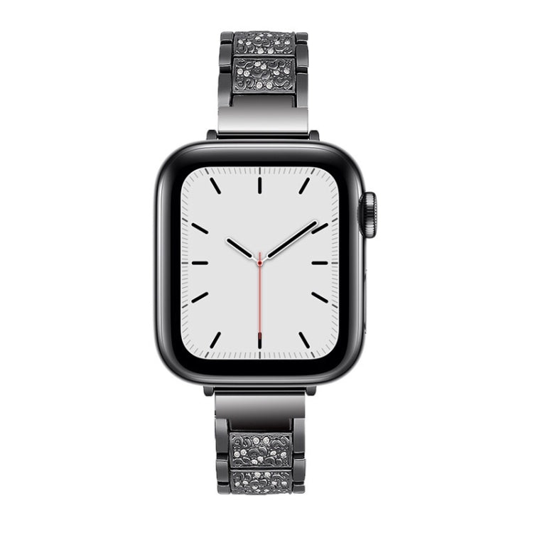 Cinturino di ricambio per cinturino di ricambio in lega di alluminio con tre perline da 14 mm per Apple Watch Series, 7 41mm / 6 & SE & 5 & 4 40mm / 3 & 2 & 1 38mm, 7 45mm / 6 & SE & 5 & 4 44mm / 3 & 2 & 1 42mm