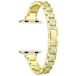 Cinturino di ricambio per cinturino di ricambio in lega di alluminio con tre perline da 14 mm per Apple Watch Series, 7 41mm / 6 & SE & 5 & 4 40mm / 3 & 2 & 1 38mm, 7 45mm / 6 & SE & 5 & 4 44mm / 3 & 2 & 1 42mm