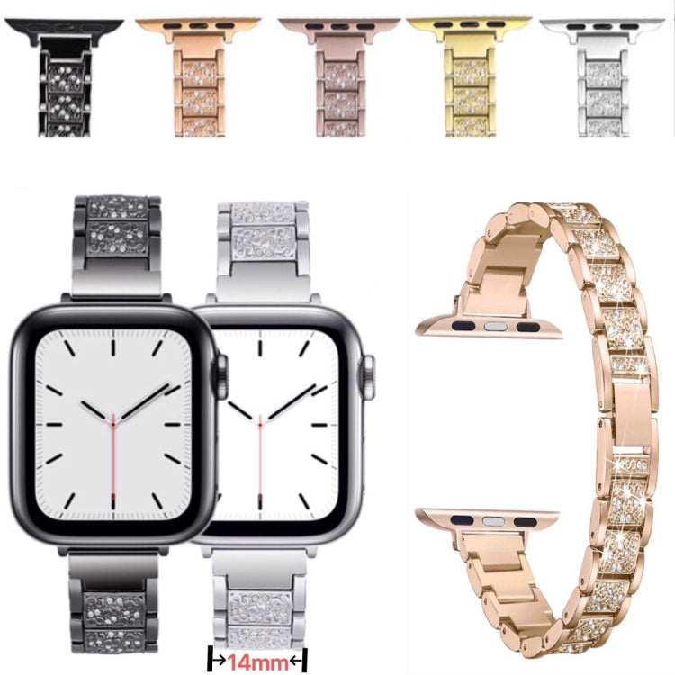 Cinturino di ricambio per cinturino di ricambio in lega di alluminio con tre perline da 14 mm per Apple Watch Series, 7 41mm / 6 & SE & 5 & 4 40mm / 3 & 2 & 1 38mm, 7 45mm / 6 & SE & 5 & 4 44mm / 3 & 2 & 1 42mm
