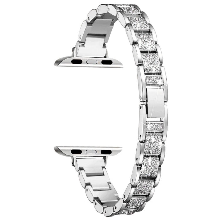 Cinturino di ricambio per cinturino di ricambio in lega di alluminio con tre perline da 14 mm per Apple Watch Series, 7 41mm / 6 & SE & 5 & 4 40mm / 3 & 2 & 1 38mm, 7 45mm / 6 & SE & 5 & 4 44mm / 3 & 2 & 1 42mm