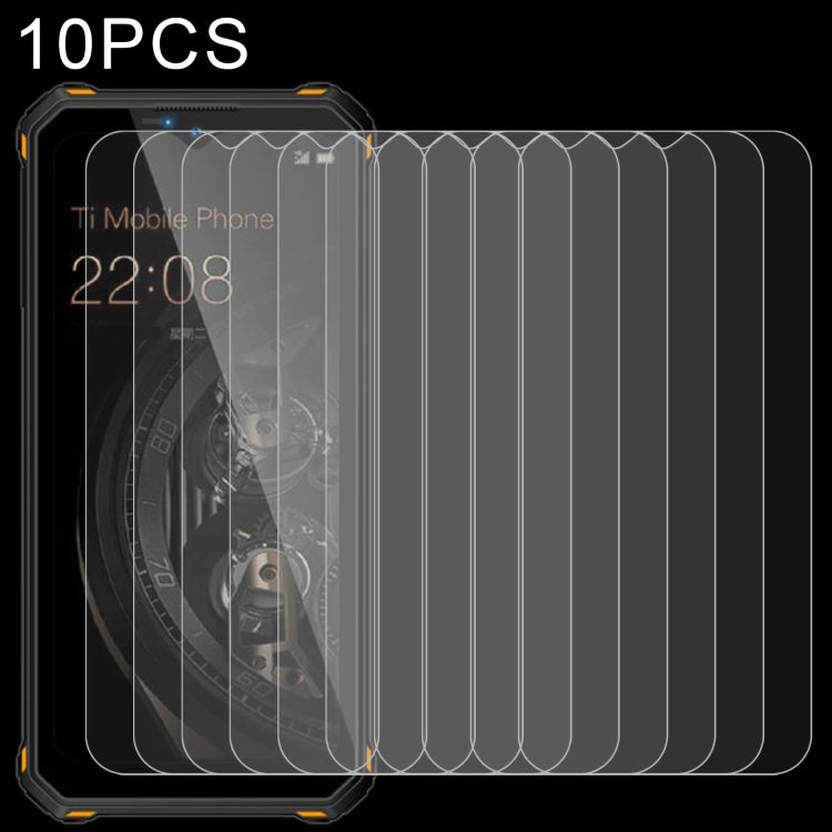 10 pellicole in vetro temperato da 0,26 mm 9H 2,5D, For Oukitel OKT1 (10 PCS), For Oukitel Bison 2021 F150 (10 PCS), For Oukitel WP13 / WP13 5G (10 PCS), For Oukitel WP15 (10 PCS), For Cubot KingKong 7 (10 PCS)