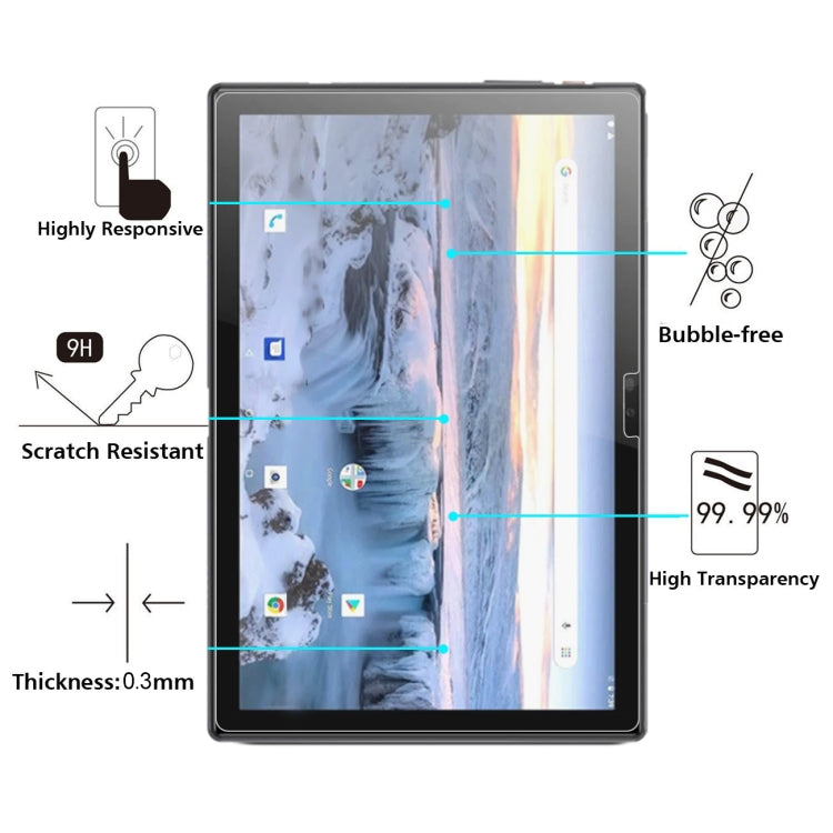 10 pellicole in vetro temperato da 0,26 mm 9H 2,5D, For Oukitel OKT1 (10 PCS), For Oukitel Bison 2021 F150 (10 PCS), For Oukitel WP13 / WP13 5G (10 PCS), For Oukitel WP15 (10 PCS), For Cubot KingKong 7 (10 PCS)