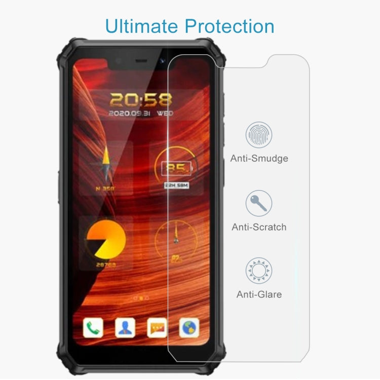 50 pellicole in vetro temperato da 0,26 mm 9H 2,5D, For Oukitel Bison 2021 F150 (50 PCS), For Oukitel WP13 / WP13 5G (50 PCS), For Oukitel WP15 (50 PCS), For Cubot KingKong 7 (50 PCS)
