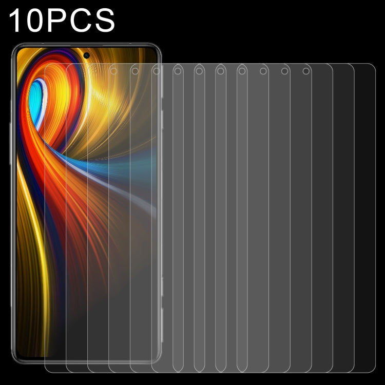 Pellicola vetro temperato 0,26 mm per Xiaomi Poco X3 GT 10 pezzi