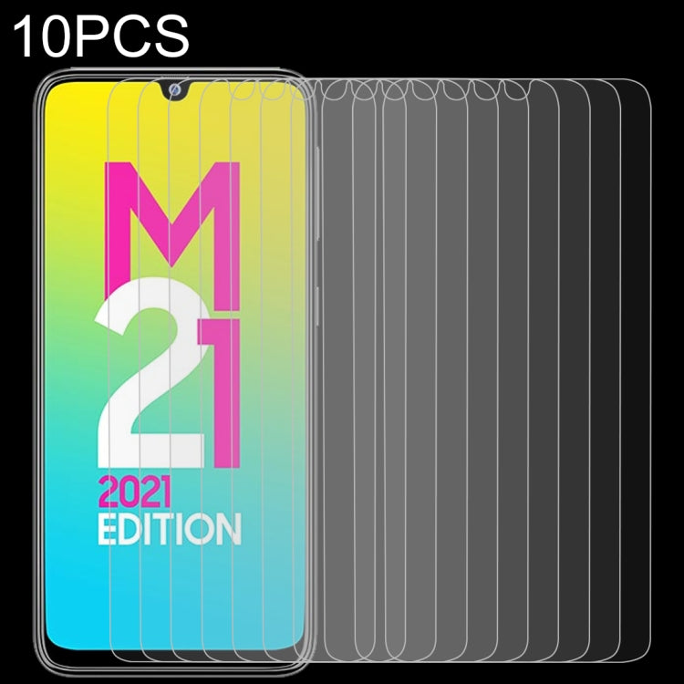 10 pellicole in vetro temperato da 0,26 mm 9H 2,5D, For Samsung Galaxy M21 2021/M21s/M21 (10 PCS), For Xiaomi Poco X3 GT (10 PCS), For Xiaomi Poco F3 GT (10 PCS), For Xiaomi Redmi Note 10T 5G (10 PCS)