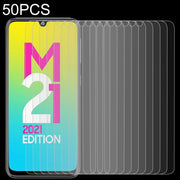 50 pellicole in vetro temperato da 0,26 mm 9H 2,5D, For Samsung Galaxy M21 2021/M21s/M21 (50 PCS), For Xiaomi Poco X3 GT (50 PCS), For Xiaomi Poco F3 GT (50 PCS), For Xiaomi Redmi Note 10T 5G (50 PCS)