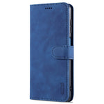 AZNS Skin Feel Calf Texture Custodia in pelle con apertura orizzontale con slot per carte, supporto e portafoglio, For Samsung Galaxy M62 / F62, For Samsung Galaxy Note10+, For Samsung Galaxy Note20, For Samsung Galaxy Note20 Ultra