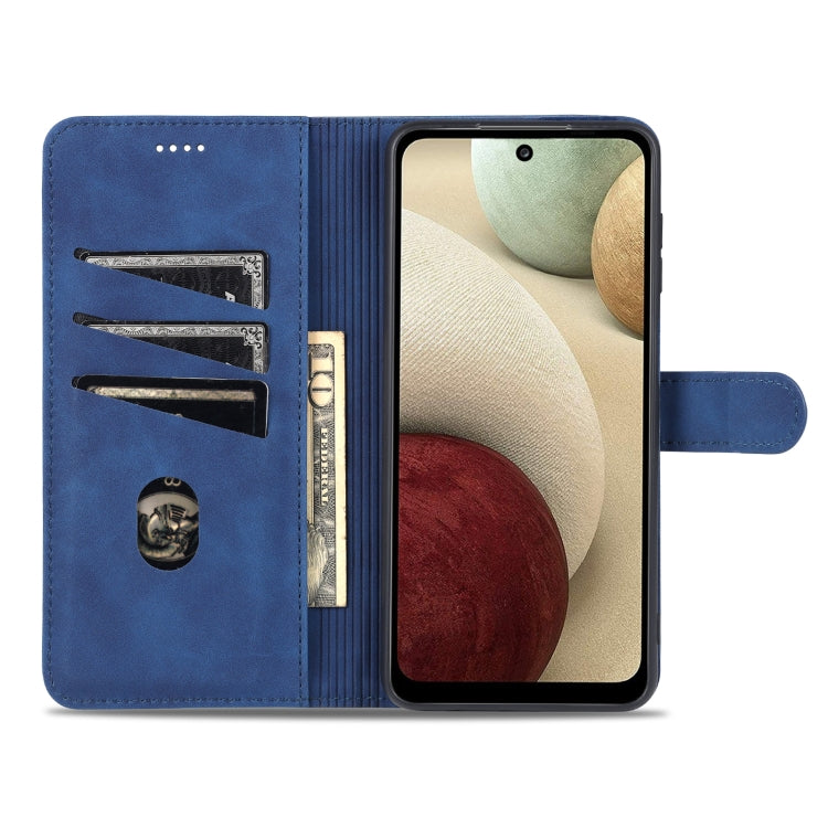 AZNS Skin Feel Calf Texture Custodia in pelle con apertura orizzontale con slot per carte, supporto e portafoglio, For Samsung Galaxy M62 / F62, For Samsung Galaxy Note10+, For Samsung Galaxy Note20, For Samsung Galaxy Note20 Ultra