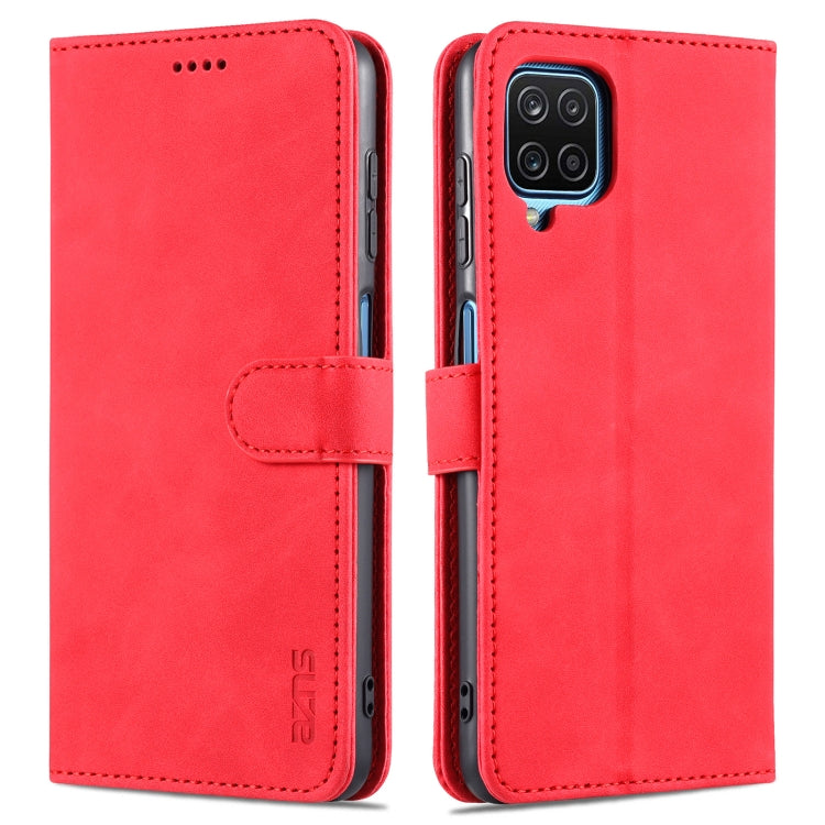 AZNS Skin Feel Calf Texture Custodia in pelle con apertura orizzontale con slot per carte, supporto e portafoglio, For Samsung Galaxy M62 / F62, For Samsung Galaxy Note10+, For Samsung Galaxy Note20, For Samsung Galaxy Note20 Ultra