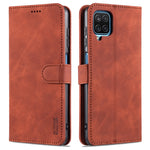 AZNS Skin Feel Calf Texture Custodia in pelle con apertura orizzontale con slot per carte, supporto e portafoglio, For Samsung Galaxy M62 / F62, For Samsung Galaxy Note10+, For Samsung Galaxy Note20, For Samsung Galaxy Note20 Ultra