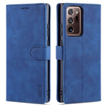 AZNS Skin Feel Calf Texture Custodia in pelle con apertura orizzontale con slot per carte, supporto e portafoglio, For Samsung Galaxy M62 / F62, For Samsung Galaxy Note10+, For Samsung Galaxy Note20, For Samsung Galaxy Note20 Ultra