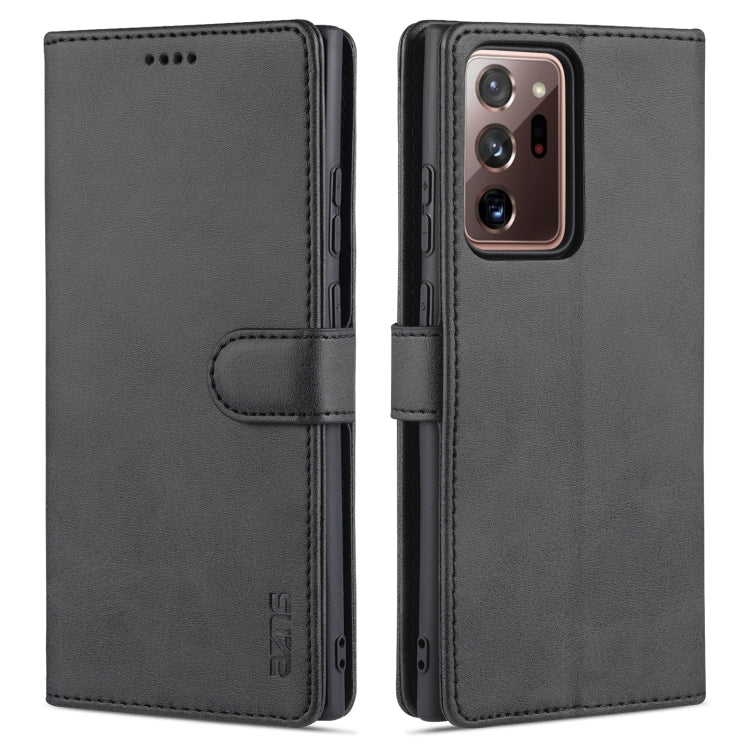AZNS Skin Feel Calf Texture Custodia in pelle con apertura orizzontale con slot per carte, supporto e portafoglio, For Samsung Galaxy M62 / F62, For Samsung Galaxy Note10+, For Samsung Galaxy Note20, For Samsung Galaxy Note20 Ultra