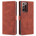 AZNS Skin Feel Calf Texture Custodia in pelle con apertura orizzontale con slot per carte, supporto e portafoglio, For Samsung Galaxy M62 / F62, For Samsung Galaxy Note10+, For Samsung Galaxy Note20, For Samsung Galaxy Note20 Ultra