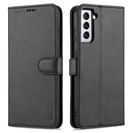 AZNS Skin Feel Calf Texture Custodia in pelle con apertura orizzontale con slot per carte, supporto e portafoglio, For Samsung Galaxy S21 5G, For Samsung Galaxy S21 FE 5G, For Samsung Galaxy S21 Ultra 5G, For Samsung Galaxy S21+ 5G