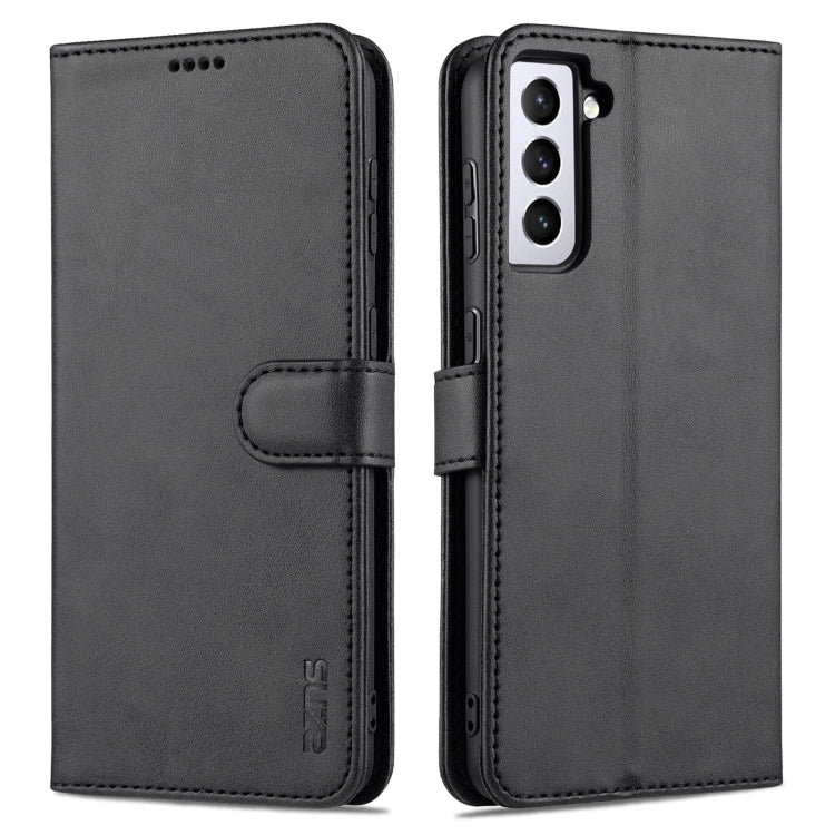AZNS Skin Feel Calf Texture Custodia in pelle con apertura orizzontale con slot per carte, supporto e portafoglio, For Samsung Galaxy S21 5G, For Samsung Galaxy S21 FE 5G, For Samsung Galaxy S21 Ultra 5G, For Samsung Galaxy S21+ 5G