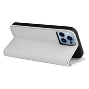 Fierre Shann Custodia in pelle PU orizzontale con struttura in pelle con supporto, slot per carte e portafoglio, For iPhone 13, For iPhone 13 mini, For iPhone 13 Pro, For iPhone 13 Pro Max