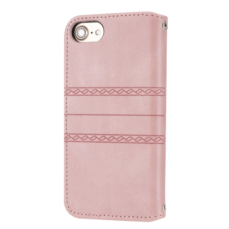 Custodia portafoglio in PU e TPU per iPhone 8 Plus/7 Plus/6 Plus