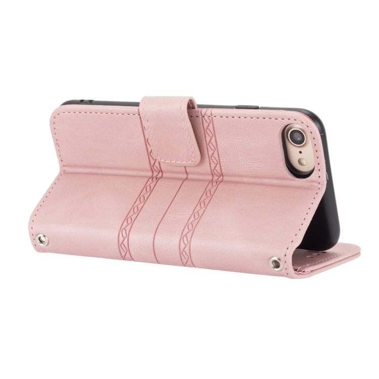 Custodia portafoglio in PU e TPU per iPhone 8 Plus/7 Plus/6 Plus