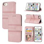 Custodia portafoglio in PU e TPU per iPhone 8 Plus/7 Plus/6 Plus