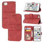 Custodia portafoglio in PU e TPU per iPhone 8 Plus/7 Plus/6 Plus