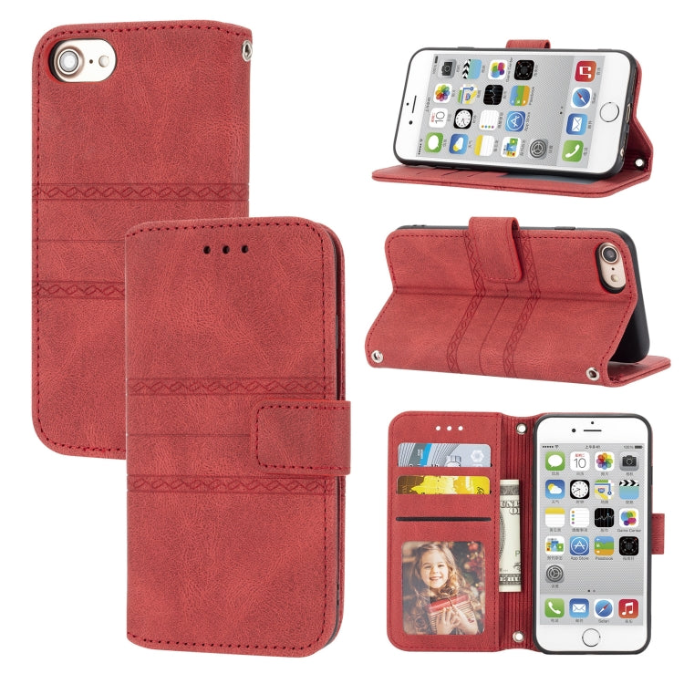 Custodia portafoglio in PU e TPU per iPhone 8 Plus/7 Plus/6 Plus