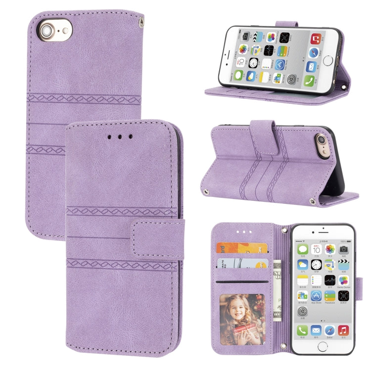 Custodia portafoglio in PU e TPU per iPhone 8 Plus/7 Plus/6 Plus
