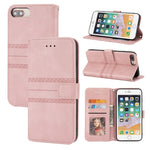 Custodia portafoglio in PU e TPU per iPhone 8 Plus/7 Plus/6 Plus