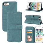 Custodia portafoglio in PU e TPU per iPhone 8 Plus/7 Plus/6 Plus