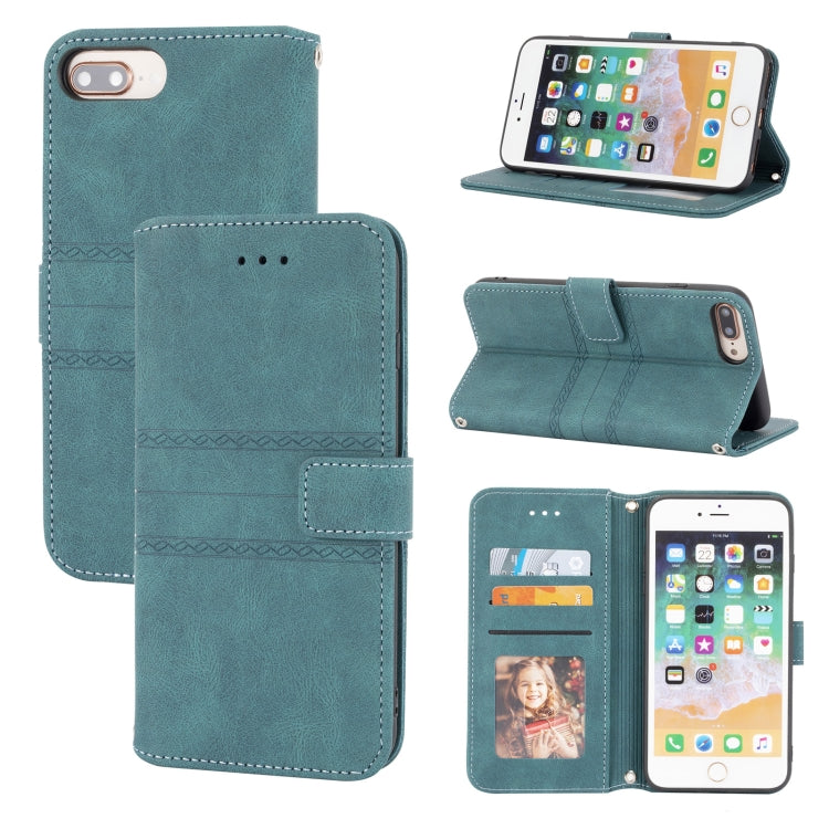 Custodia portafoglio in PU e TPU per iPhone 8 Plus/7 Plus/6 Plus