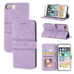 Custodia portafoglio in PU e TPU per iPhone 8 Plus/7 Plus/6 Plus