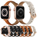 Cinturino di ricambio in pelle stile business cinturino per Apple Watch Series, 7 41mm / 6 & SE & 5 & 4 40mm / 3 & 2 & 1 38mm, 7 45mm / 6 & SE & 5 & 4 44mm / 3 & 2 & 1 42mm