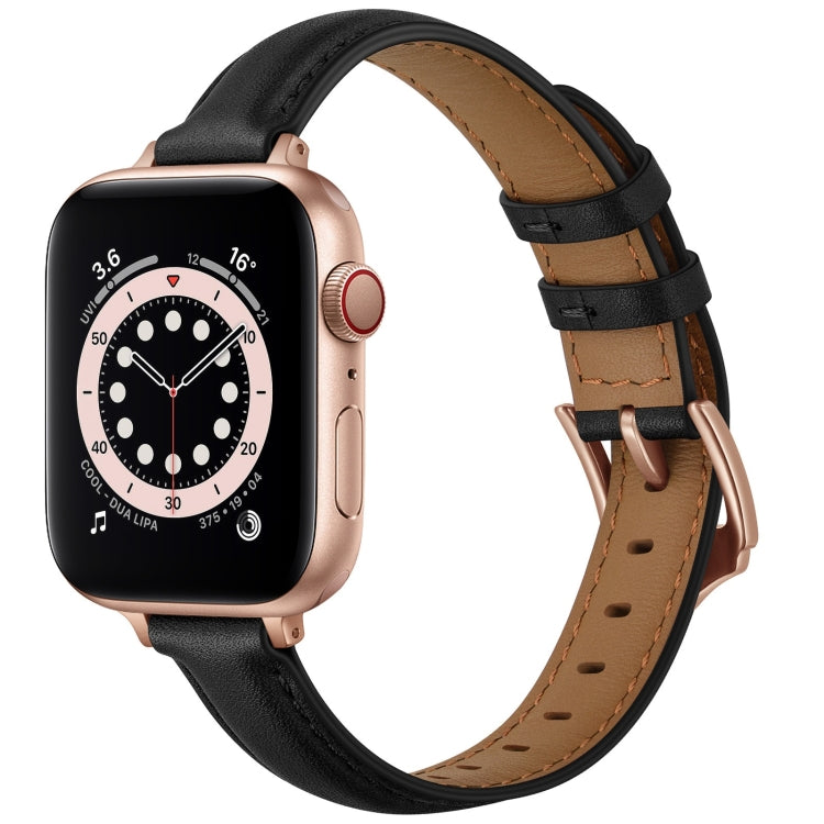 Cinturino di ricambio in pelle stile business cinturino per Apple Watch Series, 7 41mm / 6 & SE & 5 & 4 40mm / 3 & 2 & 1 38mm, 7 45mm / 6 & SE & 5 & 4 44mm / 3 & 2 & 1 42mm