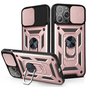 Cover per fotocamera scorrevole Custodia protettiva in TPU + PC, For iPhone 13 mini, For iPhone 13, For iPhone 13 Pro