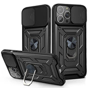 Cover per fotocamera scorrevole Custodia protettiva in TPU + PC, For iPhone 13 Pro Max