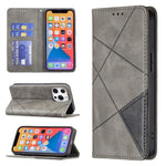 Custodia portafoglio in pelle con rotazione orizzontale per iPhon