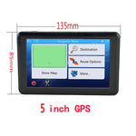 Q5 Car 5 pollici HD TFT Touch Screen Navigatore GPS Supporto TF Card / MP3 / Trasmettitore FM, Europe Map, Australia Map, North America Map, Southeast Asia Map, Middle East Map, South America Map, Africa Map