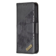 Custodia in pelle sintetica a vibrazione orizzontale con trama in coccodrillo abbinata con portafoglio, supporto e slot per carte, For iPhone 13 mini, For iPhone 13, For iPhone 13 Pro, For iPhone 13 Pro Max