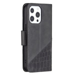 Custodia portafoglio in pelle sintetica per iPhone 13