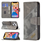 Custodia portafoglio in pelle sintetica per iPhone 13