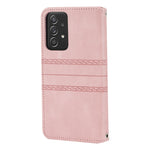 Custodia in pelle a vibrazione orizzontale in PU + TPU con fibbia magnetica a righe in rilievo con supporto e slot per schede e portafoglio e cornice per foto e imbracatura, For Samsung Galaxy S20 FE 5G, For Samsung Galaxy S21 5G                       ...