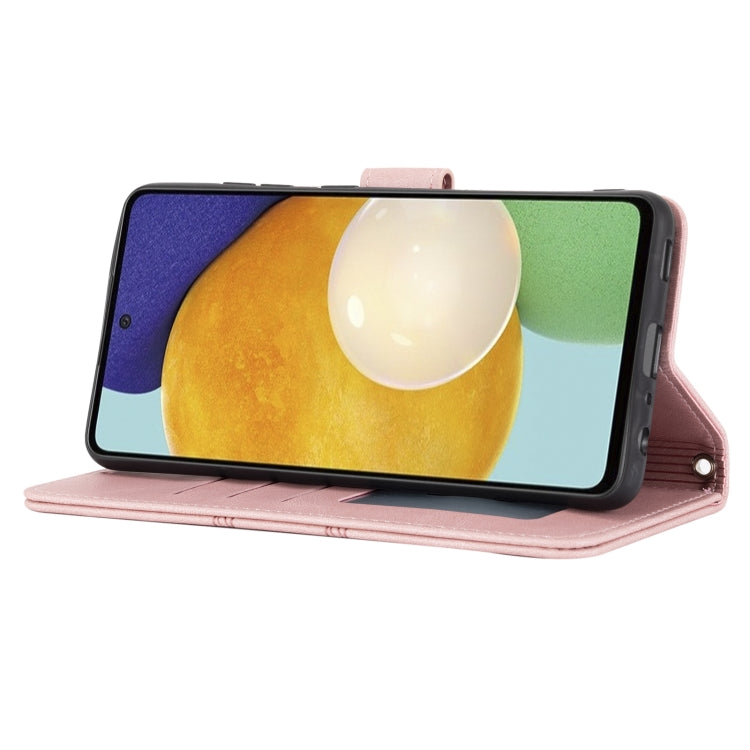 Custodia in pelle a vibrazione orizzontale in PU + TPU con fibbia magnetica a righe in rilievo con supporto e slot per schede e portafoglio e cornice per foto e imbracatura, For Samsung Galaxy S20 FE 5G, For Samsung Galaxy S21 5G                       ...
