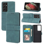 Custodia in pelle a vibrazione orizzontale in PU + TPU con fibbia magnetica a righe in rilievo con supporto e slot per schede e portafoglio e cornice per foto e imbracatura, For Samsung Galaxy S20 FE 5G, For Samsung Galaxy S21 5G                       ...